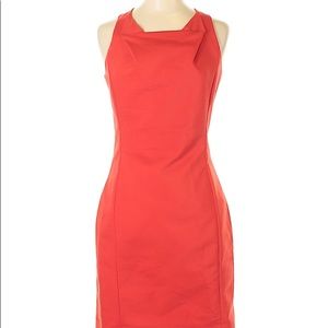 NWOT Badgley Mischa Belle Red Keyhole Back Dress